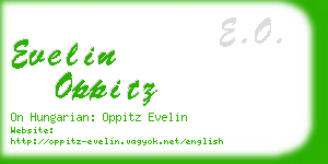 evelin oppitz business card